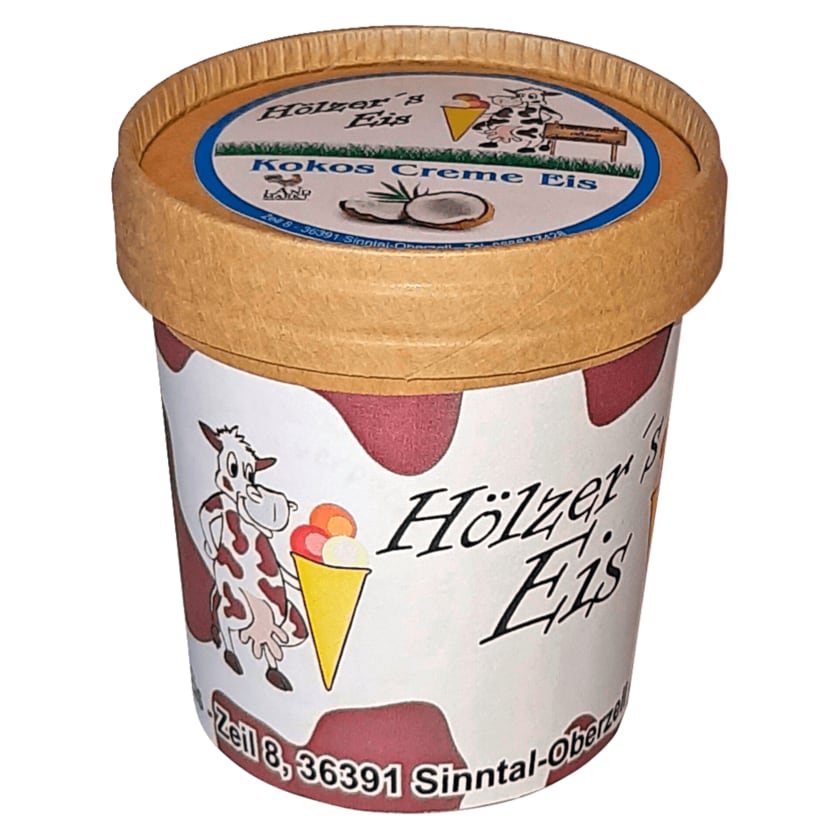 Hölzer's Eis Kokos Creme Eis 130ml